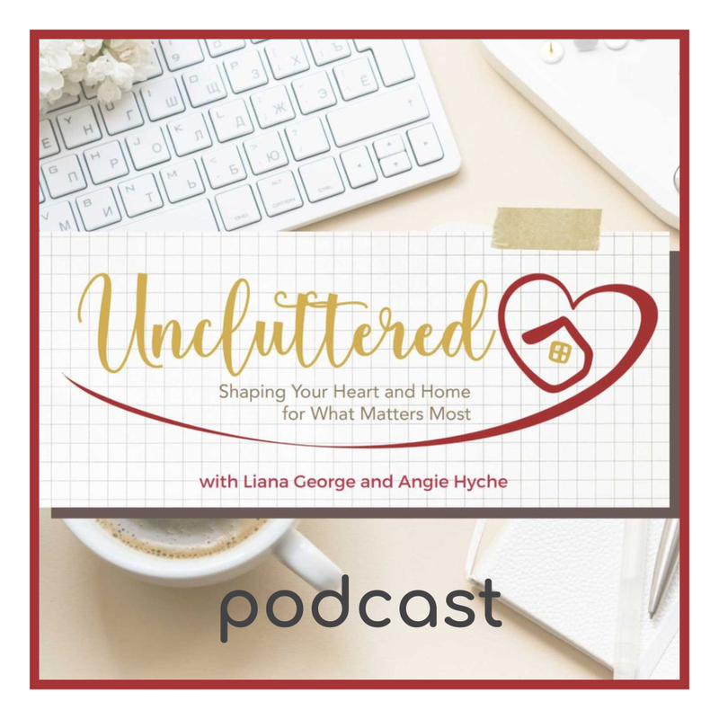 Kate Bosch Professional Organizer recommends Uncluttered podcast
